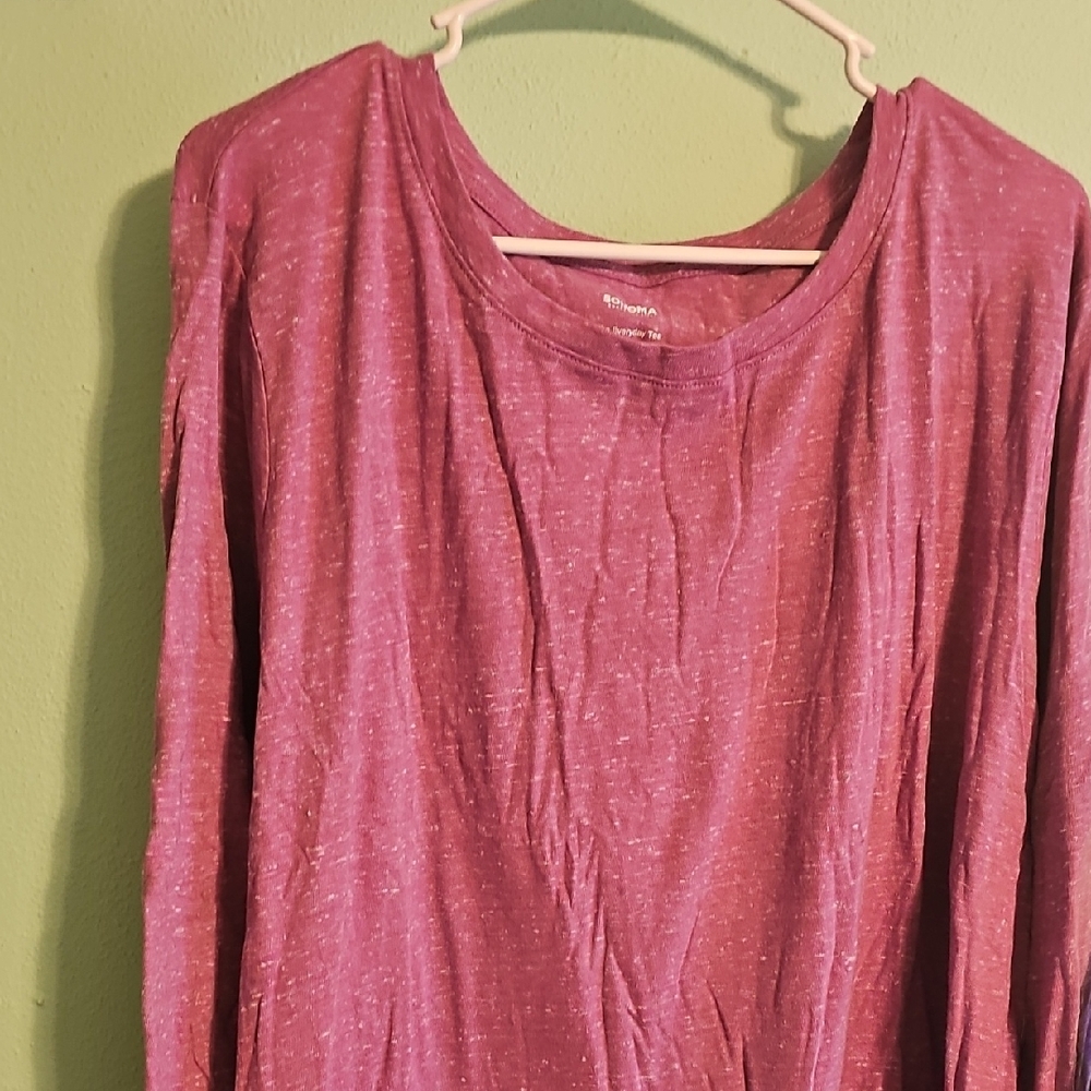 Sonoma Women's Long Sleeve Pink Tee